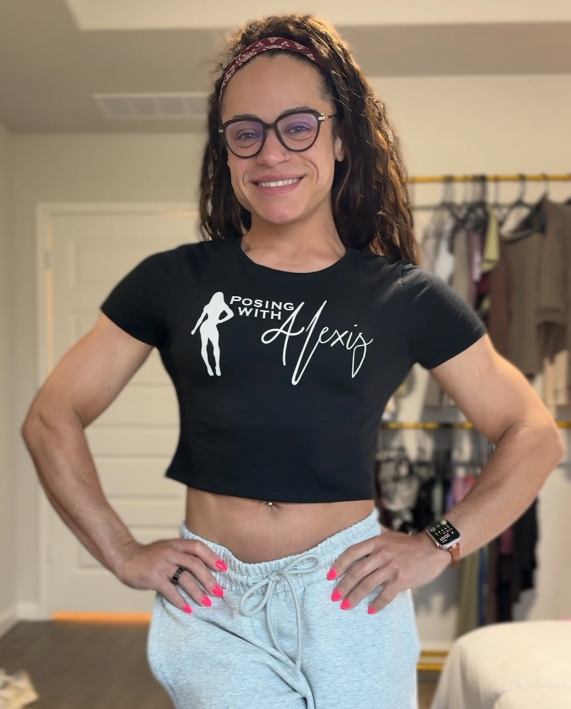 Posing with Alexis CROP TOPS